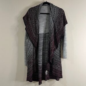 Soft Surroundings Circle Open Front Cardigan Sweater size Medium